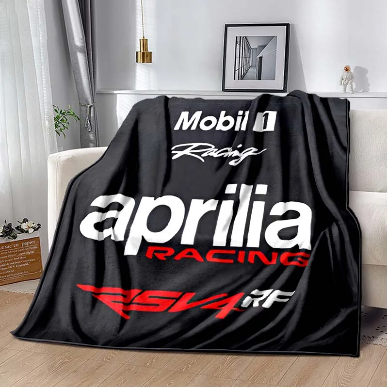 

Aprilia Motorcycle Racing Fans Bedroom Sofa Blanket Lightweight Warm Insulation Blanket Bed Office Car Knee PadsThrow Blanket