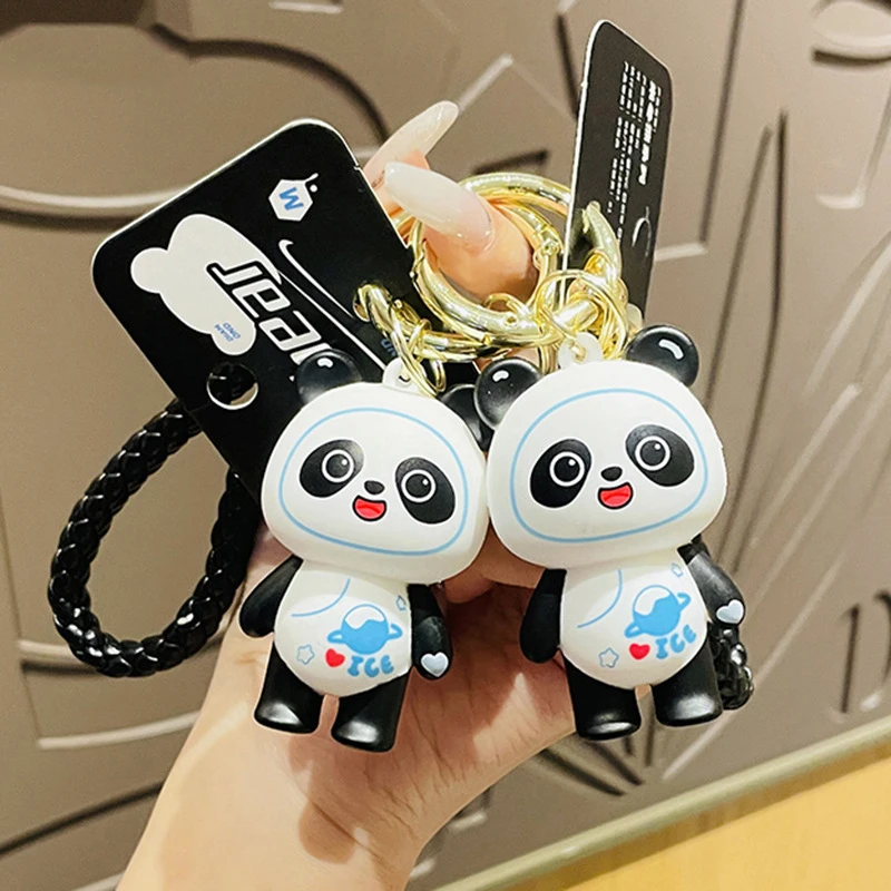 

Midong медведь мультфильм панда брелок с коробкой для мужчин и женщин парная сумка подвеска брелок подарок автомобильный брелок аксессуары бр...