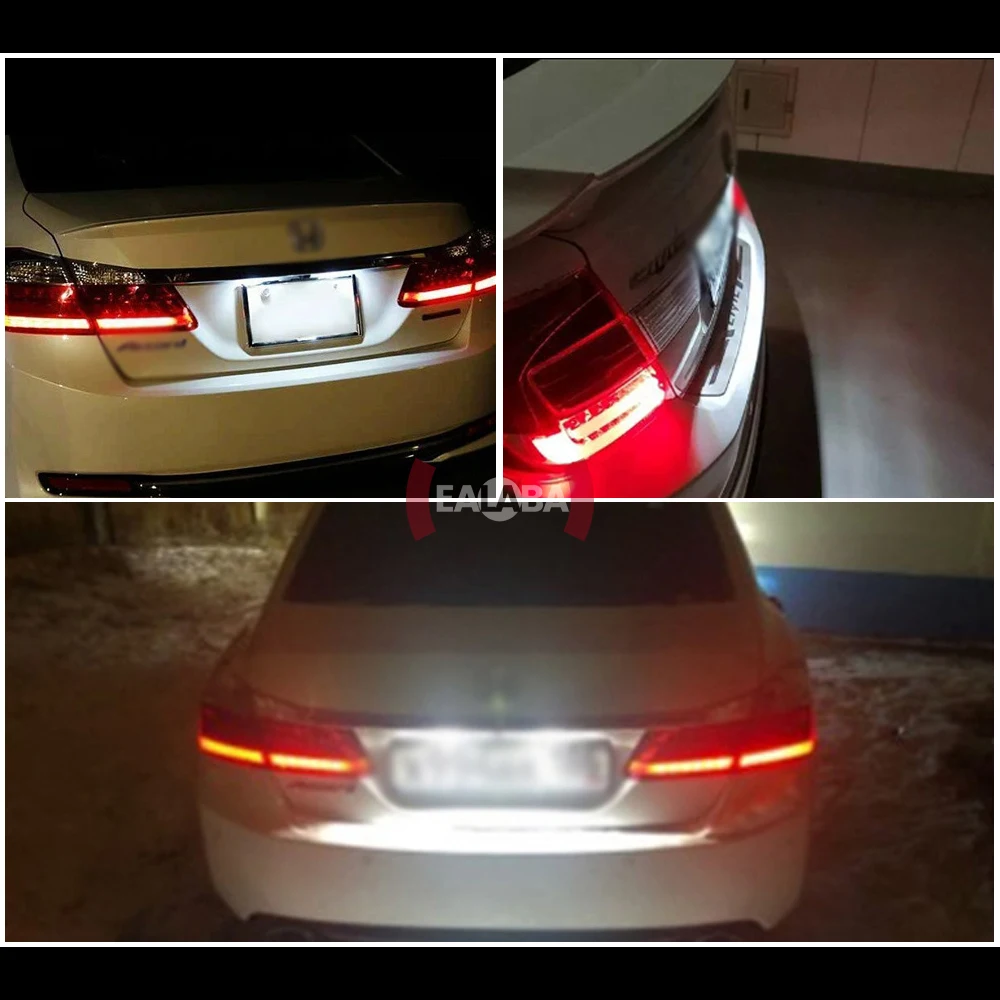 2 шт. подсветка номерного знака светодиодная лампа Canbus без ошибок для Honda Civic 01-15