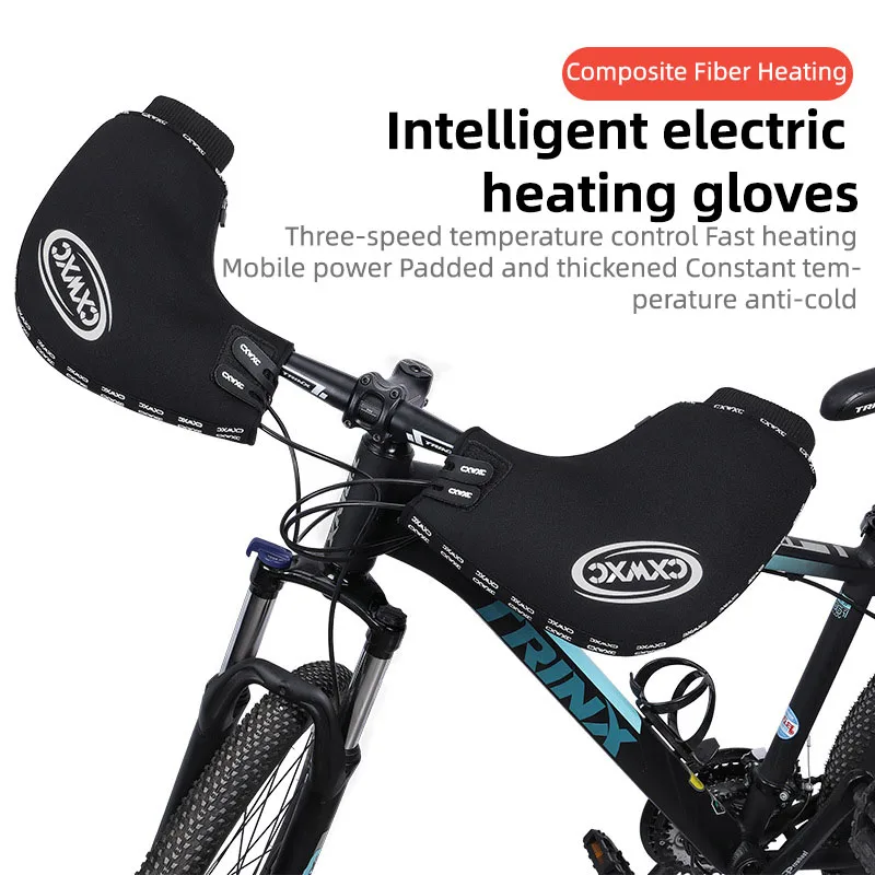 Giyo велосипедные перчатки с подогревом перезаряжаемые электрические грелки для