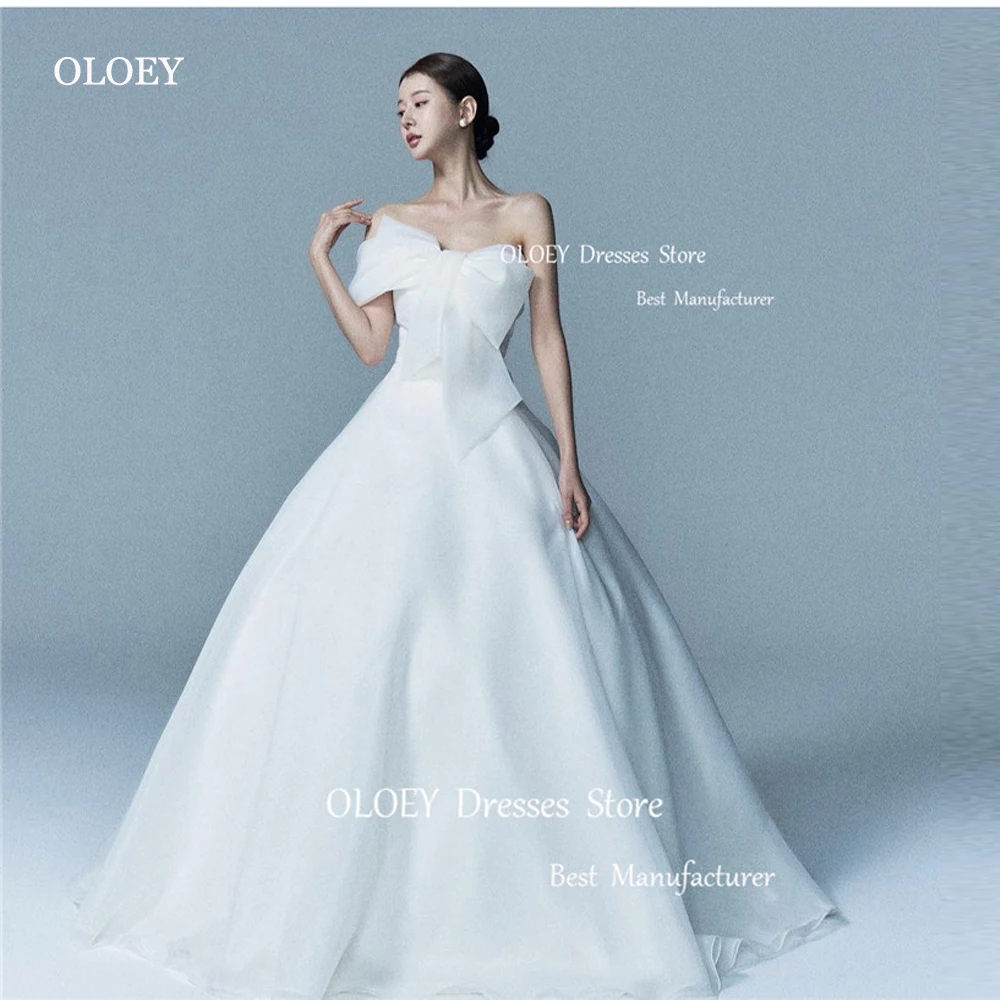 

Женское свадебное платье из органзы, без бретелек