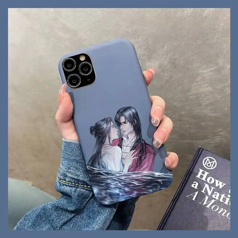 

Yinuoda Chinese style Tian Guan Ci Fu Phone Case Soft Solid Color for iPhone 11 12 13 mini pro XS MAX 8 7 6 6S Plus X XR