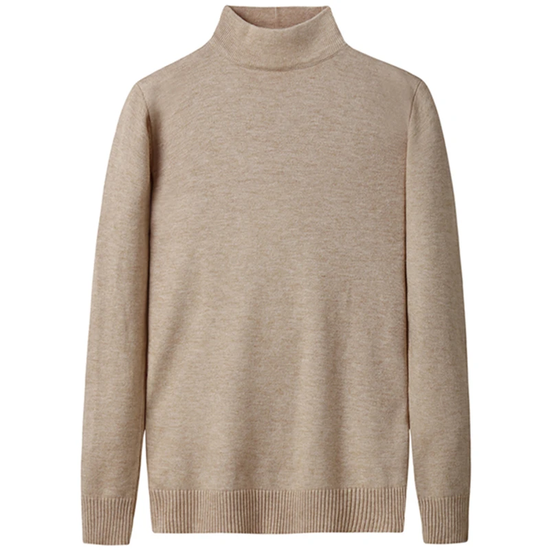 

Men's Winter Cotton Knit Pullover Sweater / 2022 Casual Fashion Warm Boutique Slim O Neck Long Sleeve Bottoming Sweater M-2XL