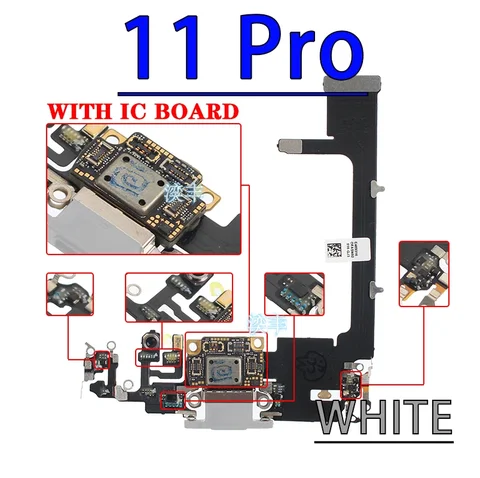 USB-порт, зарядное устройство, док-станция, микрофонный кабель для IPhone 11P 11PM 12P 12PM 11 12 Pro Max, док-станция, зарядная плата, гибкий модуль