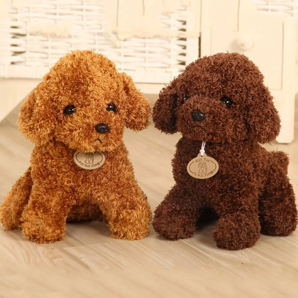 

3pcs 18cm Cute Teddy Dog Kids S Curly Stuffed Toys Pet Soft Decor Collection For Kids Children Birthday Gift O0h7