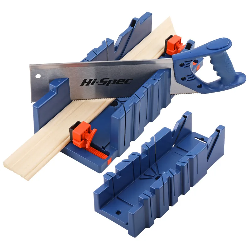 

Miter Saw Cabinets Wood Cutting Clamping Multifunction Woodworking Clamping Mitre Saw Box Wood Gypsum Oblique Angle Cutting Tool