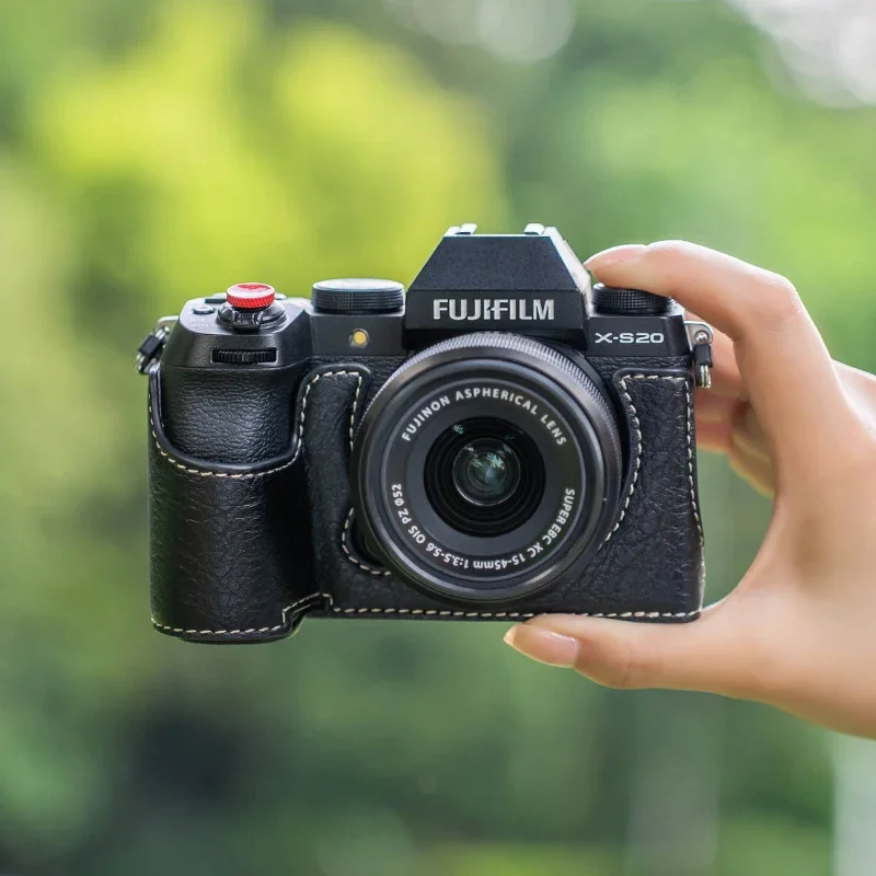 Фото Защитный чехол для камеры из искусственной кожи для Fujifilm xs20, защитный чехол для камеры xs20, кожаный чехол №1