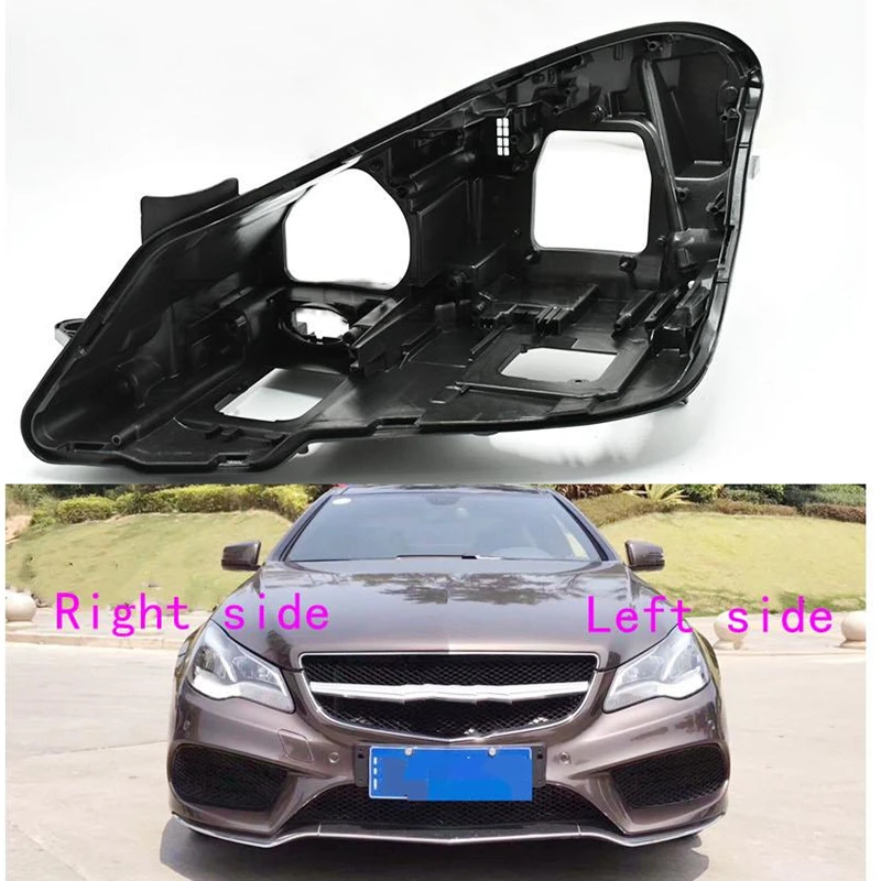 

Headlight Base for Mercedes-Benz E-Class W207 2014 2015 2016 2017 Headlamp House Car Rear Base Front Auto Headlight Back House