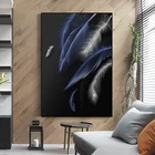 Картины на холсте с изображением перьев, современный минималистичный настенный постер в скандинавском стиле, украшение для гостиной