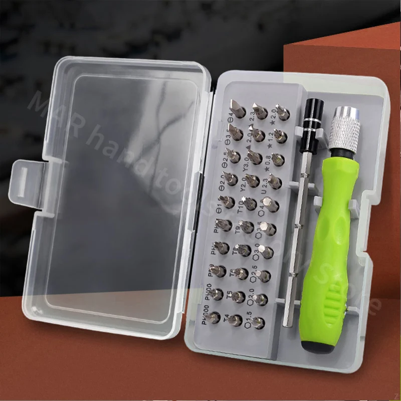 Multifunction Combination Screwdriver Set Slotted Phillips Special-Shaped Combination Ratchet Disassemble Repair Tool Bits