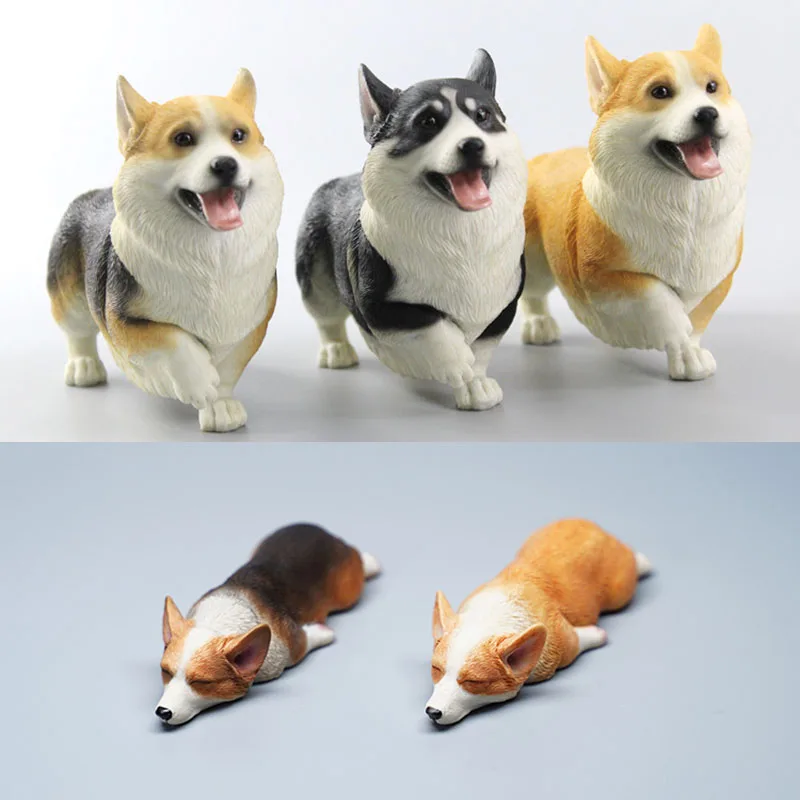 

Collection Xmmos Mr.Z 1/6 Scale Corgi Shiba Inu PVC Cute Cartoon Simulation Animal Figures for 12 inches Action Figure