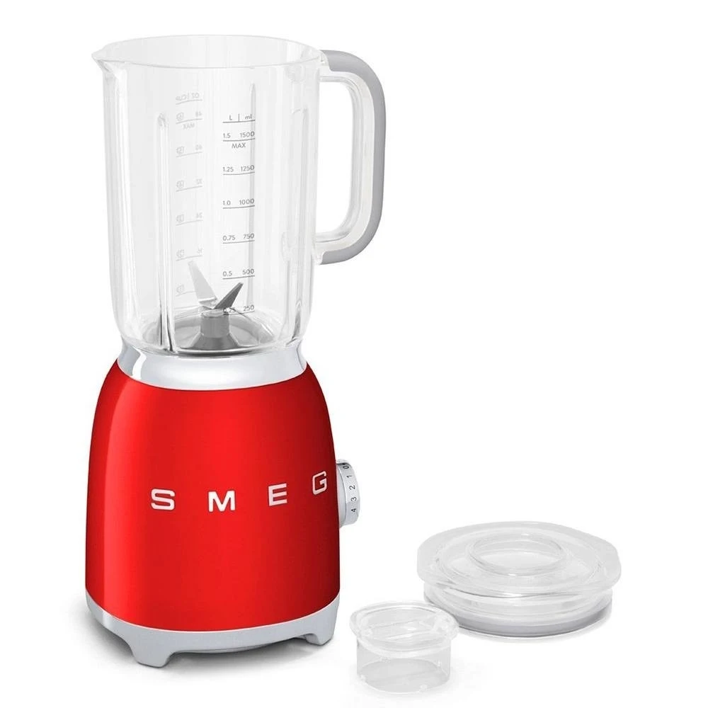 Блендер стационарный SMEG BLF01RDEU импульсный режим 1.5 л 4 скорости 800 в т 18000 оборотов