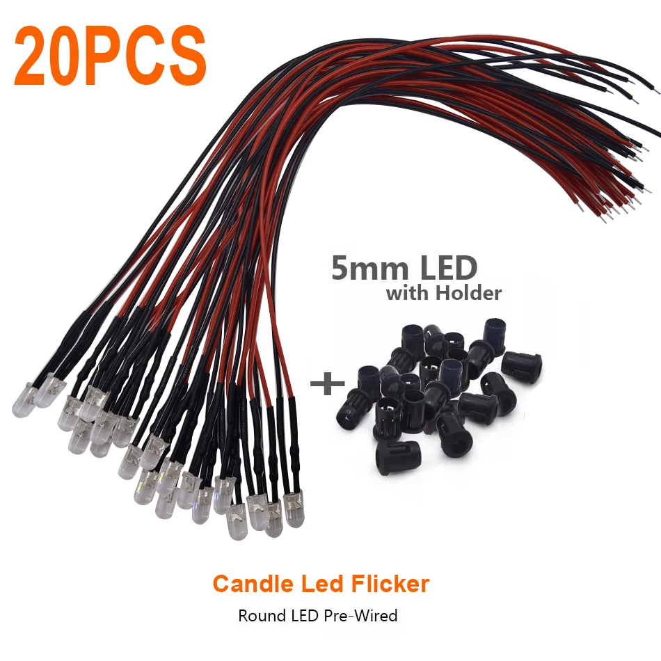 

Мерцающие светодиодные свечи TiaoChongYi 20шт