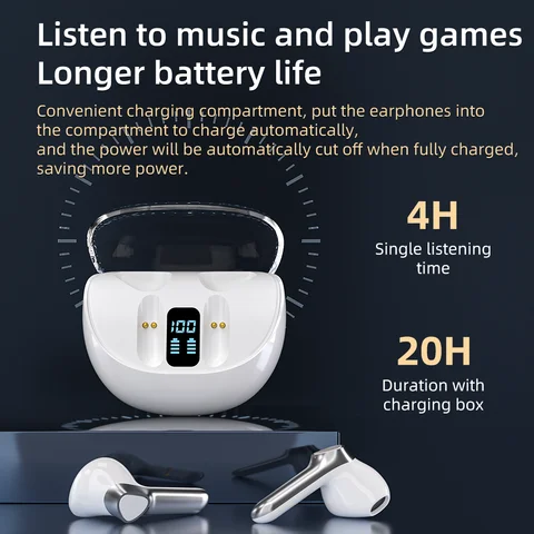 Беспроводные наушники Bluetooth 5.4 Tws  Smart Touch
