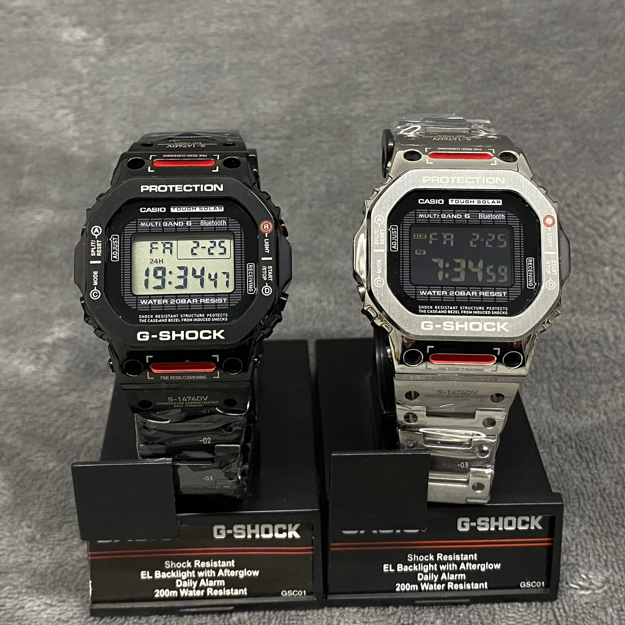 

Metal Mecha Watchband Case for Casio G-SHOCK DW5600 DW5610 GWB5600 DW5700 Mod Stainless Steel Watch Bezel StrapWatch Accessories