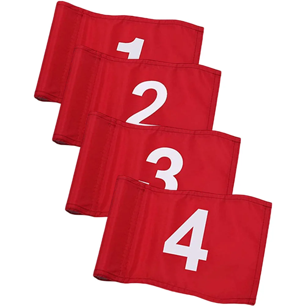 

Golf Green Flag Practical Golfing Flags Small Golfs Bags Wear-resistant Training Targeting Outdoor Signs