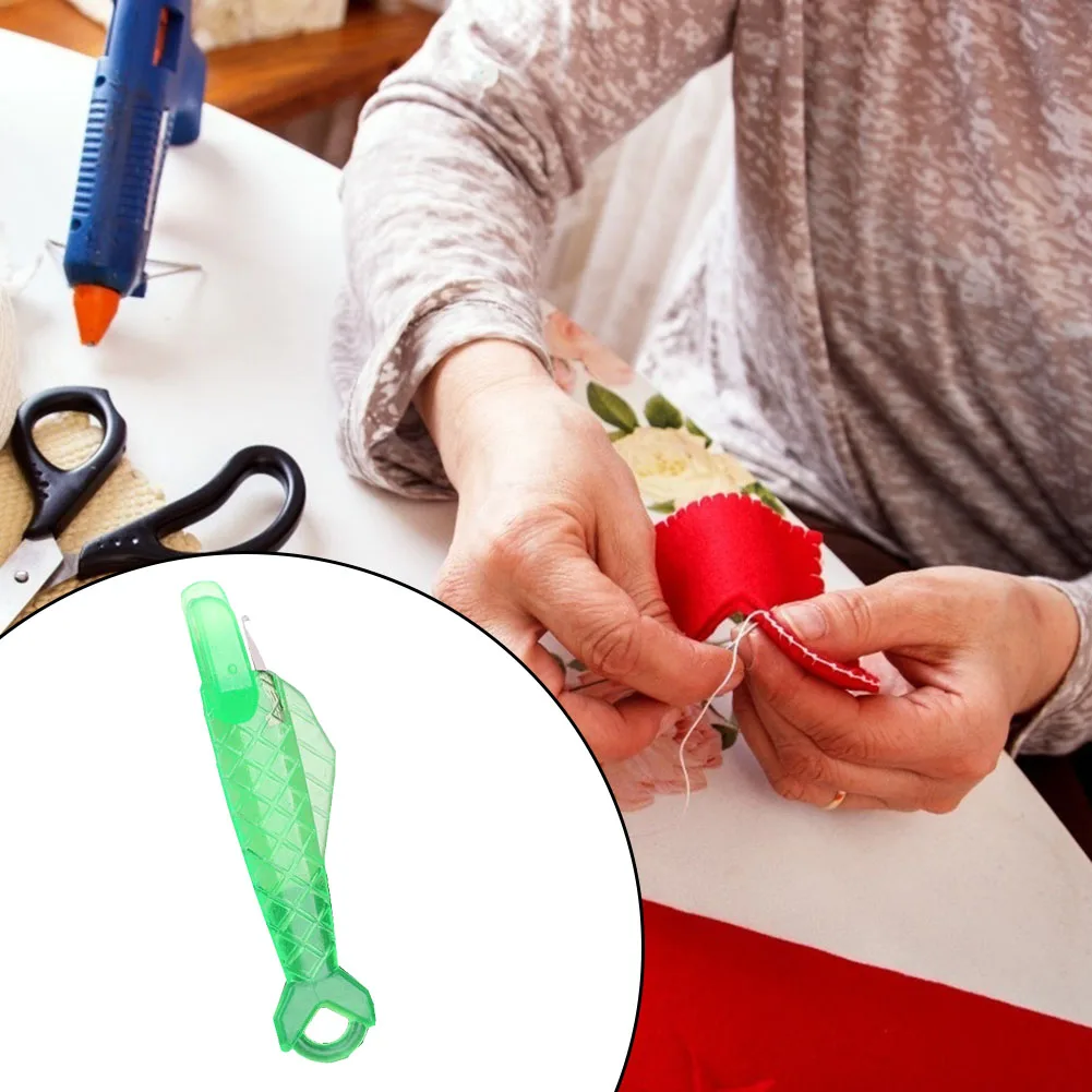 

3/5 Pcs Fish Type Quickly Auto Needle Threader DIY Sewing Tools Threader Home Hand Machine Sewing Automatic Thread Device