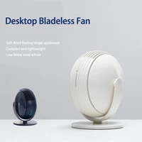 portable mini fan air conditioning table fans cooling for summer usb charging 3 gear wind adjustable 120%c2%b0 rotation silent fs108