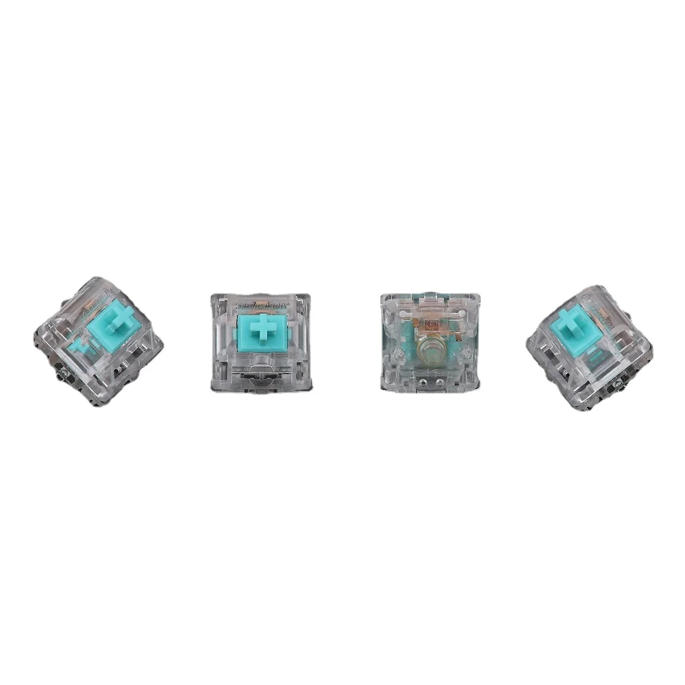 

Zeal Tealios V2 Linear Switches Tiffany blue Mechanical keyboard switch GATERON 67g 5pin