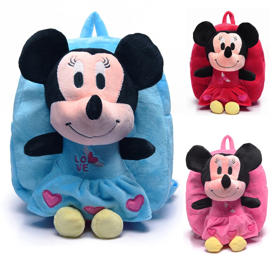 

Плюшевый Рюкзак Disney, сумка Микки Маус, Винни-Пух, рюкзак для детского сада 1-3 лет, подарок для мальчиков и девочек