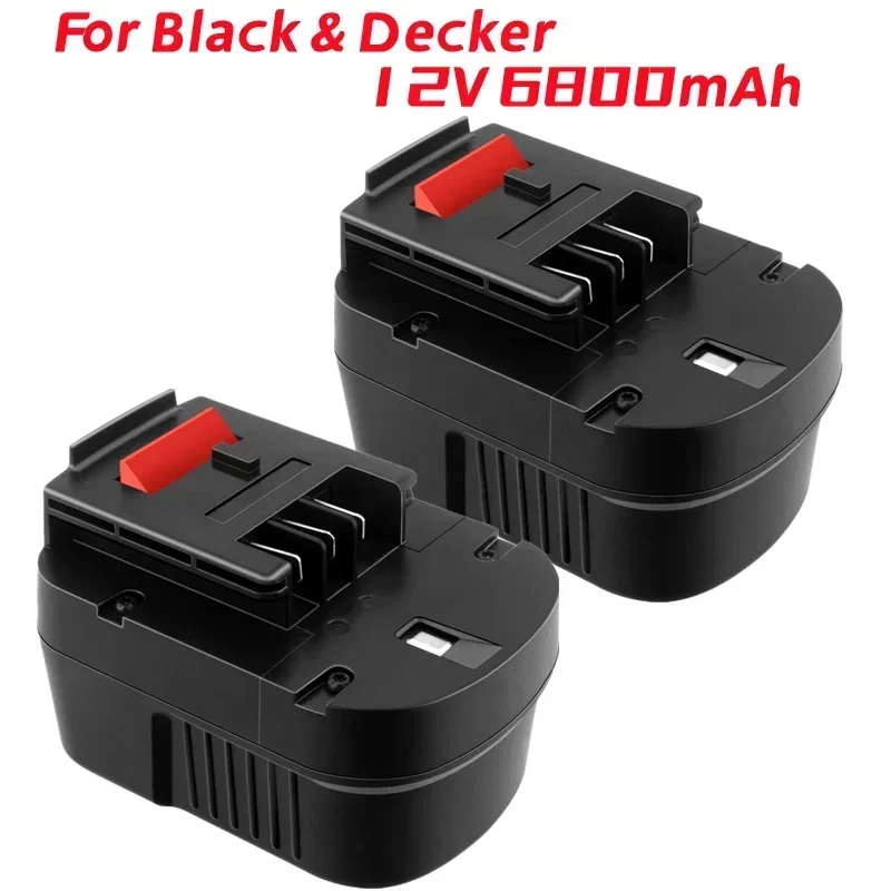 Аккумулятор 12 В 6800 Ач для Black &amp Decker HPB12 FSB12 FS120BX A12 A1712
