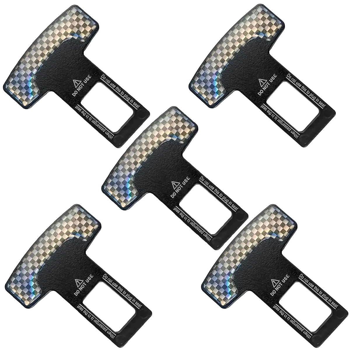 

New 5Pcs Car Seat Belt Clip Carbon Steel Lengthen Replacement Car Safety Belt Extender Universal Car Seat Safety Accessories for