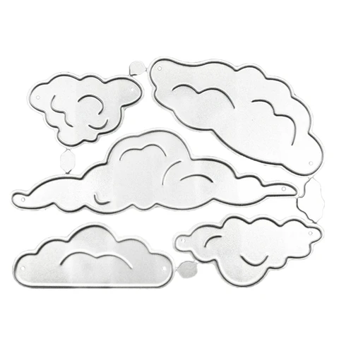 Металлические высечки облако тиснение трафарет высечки для изготовления карт Скрапбукинг Бумажные крафтовые шаблоны ручной работы