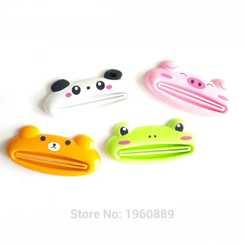 

1pcs Cute Animal multifunction squeezer / toothpaste squeezer Home Commodity Bathroom Tube Cartoon Toothpaste Dispenser