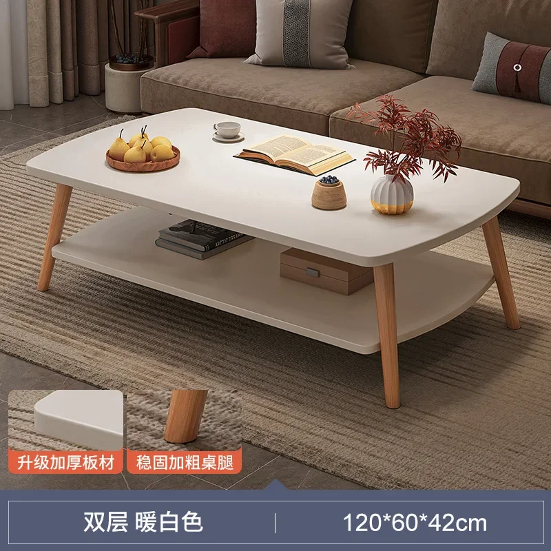 

2023 Year New Aoliviya Official New Coffee Table Living Room Home Small Apartment Sofa Side Table Bedroom Bedside Table Rental H