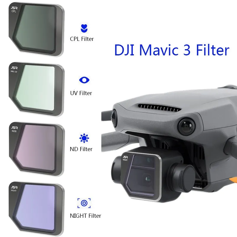 

DJI Mavic 3 Lens Filter ND Filter Sets Gradient Gnd Filter ND4/8/16/32/64/CPL/UV Kits Star Night for DJI Mavic 3 Accessories