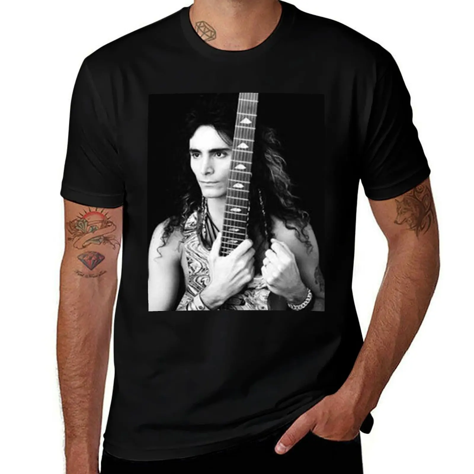 Steve Vai - футболка с плакатом большого размера быстросохнущая короткими рукавами