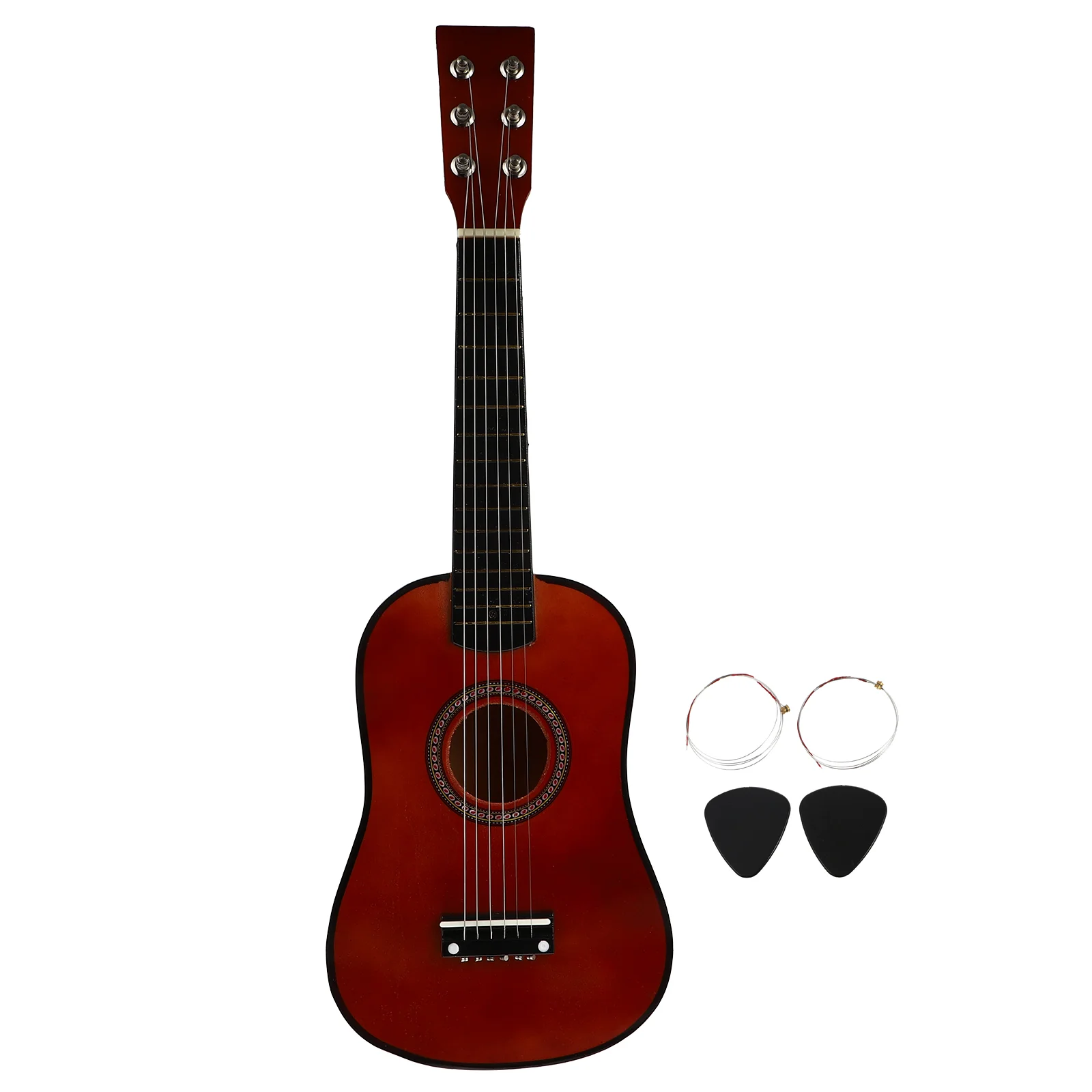 

Guitar Toy Acoustic Kids Children Wooden Classical Musical Beginner Inch Vintage Style Awakening Imitation Folk 6String Ukulele