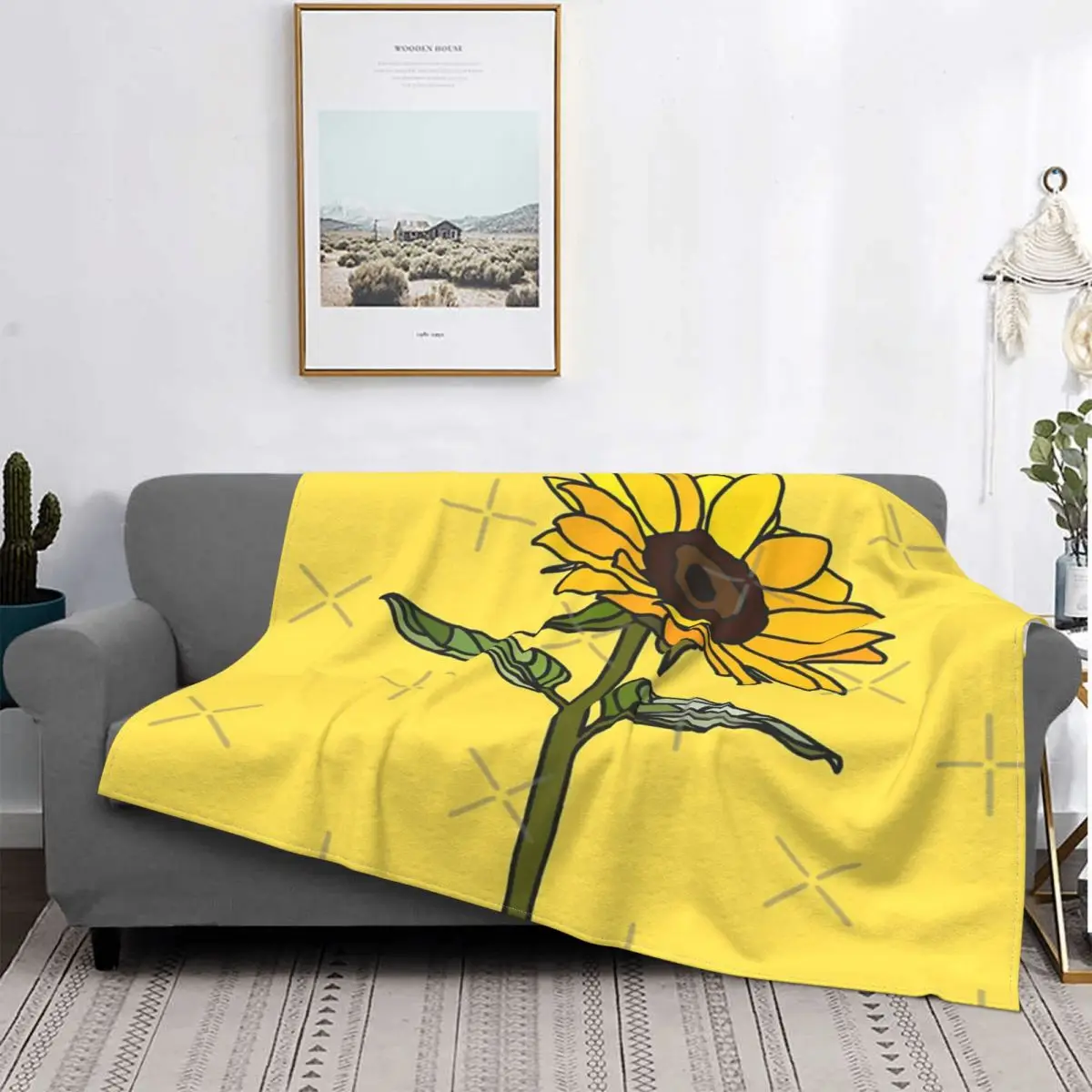 

Manta de girasol estético, para cama colcha, manta a cuadros de muselina de Anime, Sudadera con capucha para cama