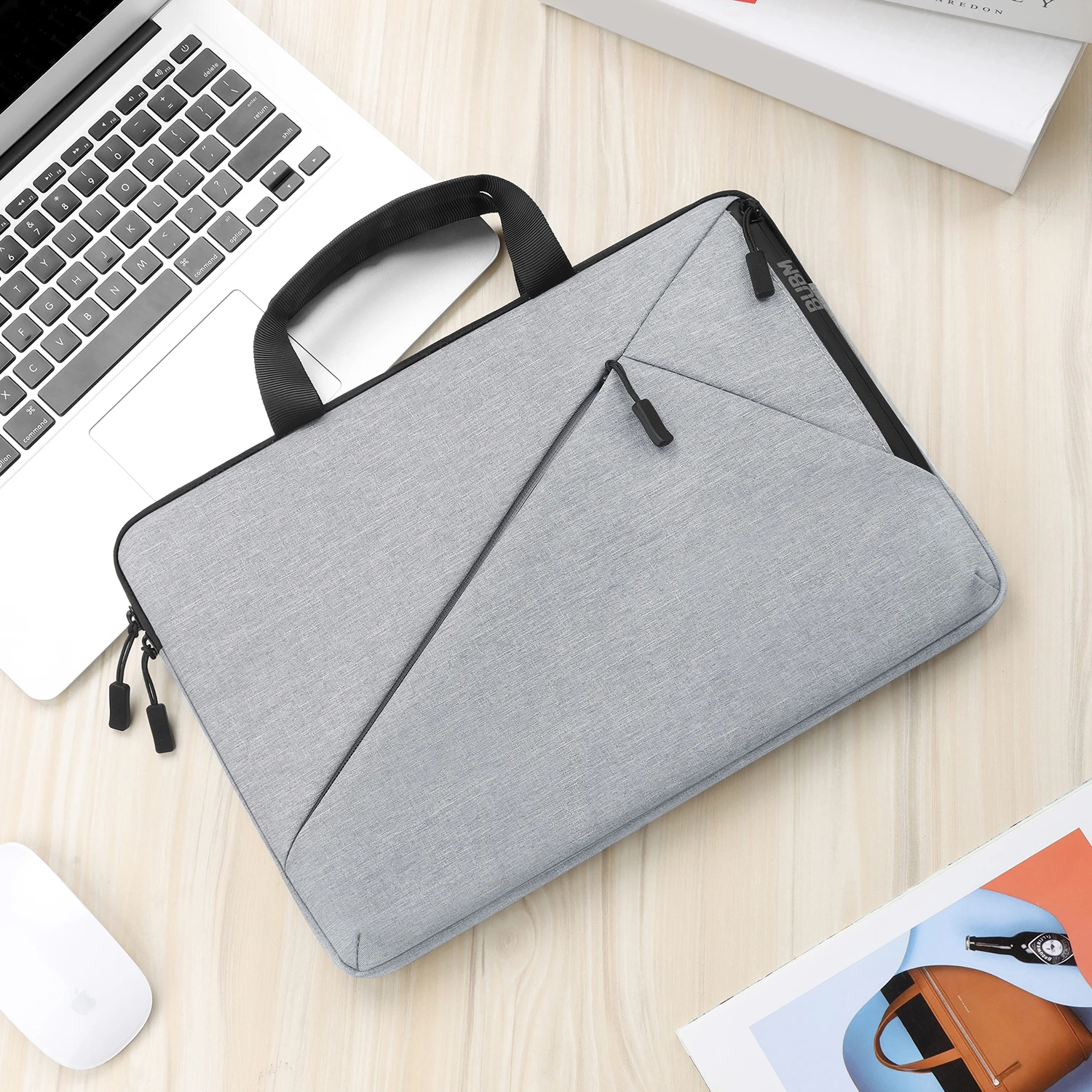 

BUBM Laptop Bag with Front Bag for iPad 13 inch Notebook Case for Macbook Computer Handbag Laptop Sleeve Briefcase