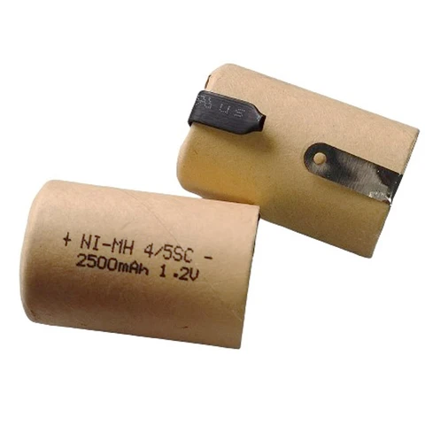 4/5SC NI-MH 1,2 В аккумуляторная батарея 2500 мАч 4/5 sc nimh ячейка со сварочными выступами для электробритвы
