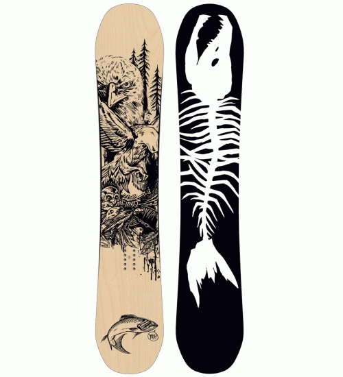 Деревянный сноуборд с сердечником из тополевого волокна для взрослых и детей