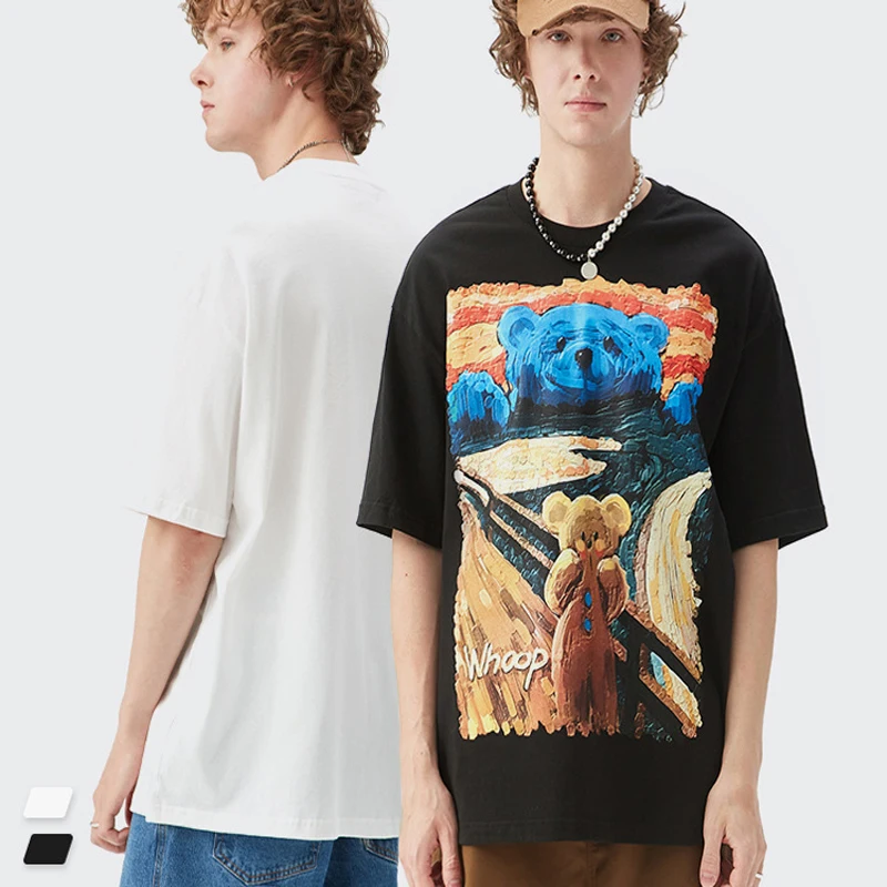 

2022 Summer New Men's T-Shirt Outdoor Casual Printing Short-Sleeved Fashion Round Neck Top