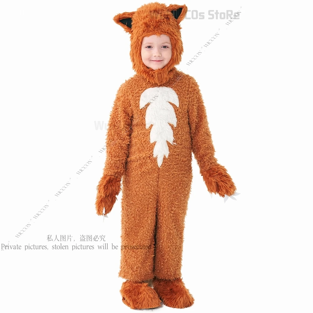 Костюм для косплея лисы с милыми маленькими животными из мультфильмов
