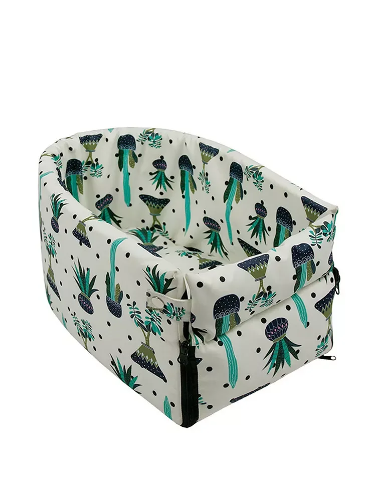 

2022JMT Pet Dog Car Carrier Seat Bag Detachable Basket Safety Travelling Hanging Bags Dog Seat Bag Basket Cat Carrier Car Pet Us