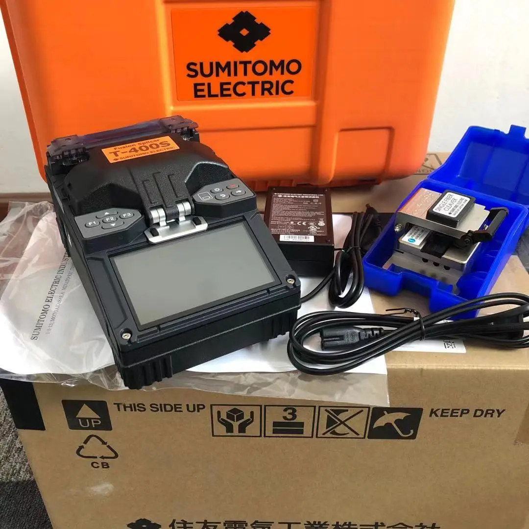 Japan Original Sumitomo T-400S Fiber Fusion Splicer /welding Machine Single Core FTTH Fiber Splicing Machine English Version