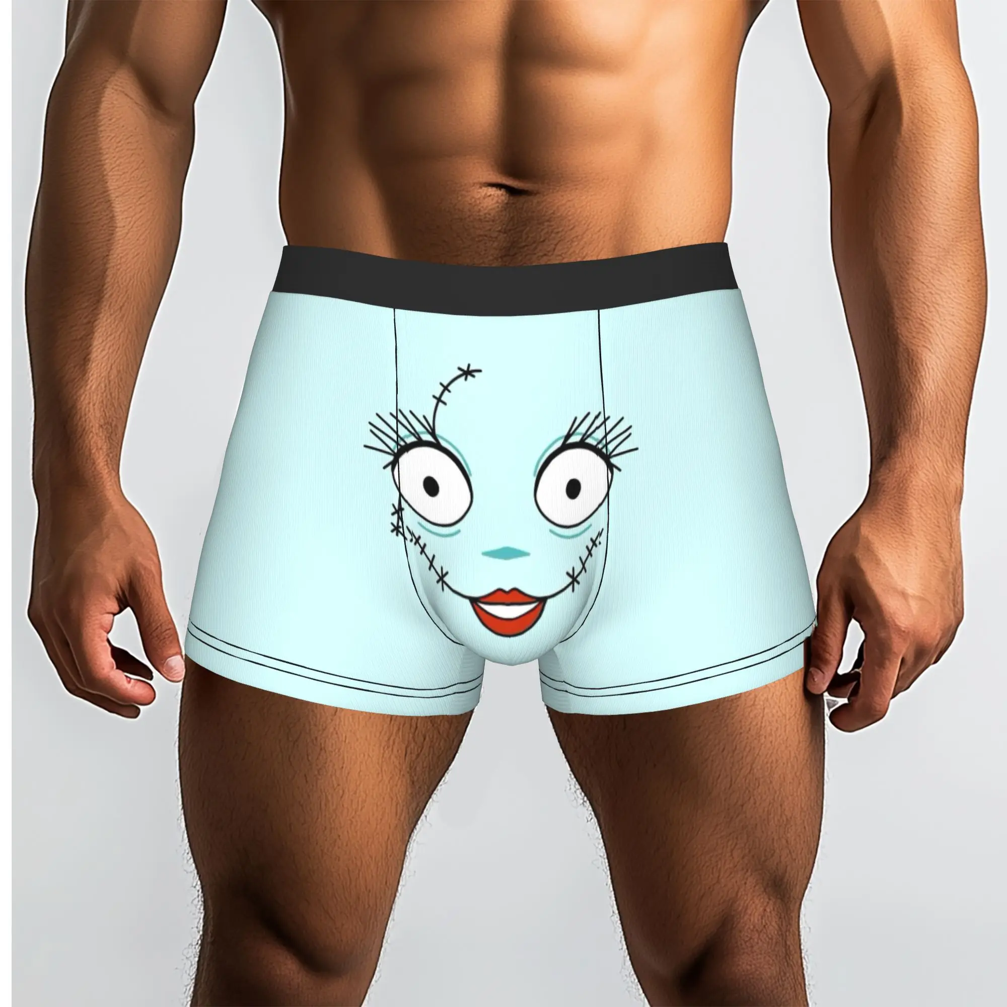 Фото Мужские трусы-боксеры Custom Jack Anime S-Skellingtones, модные трусы-боксеры, нижнее белье №1