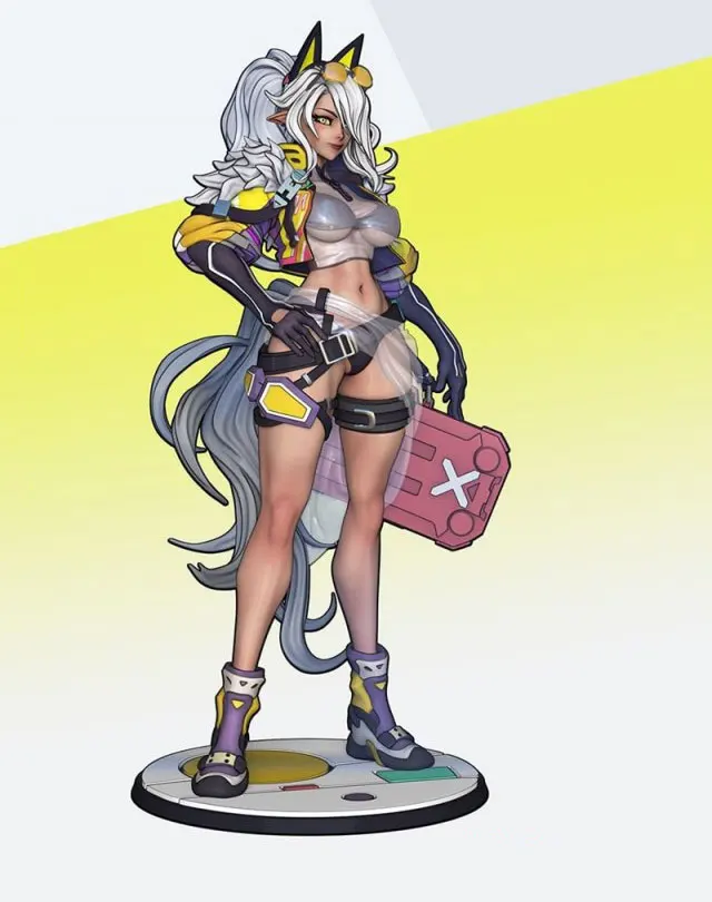 

1/24 75 мм Неокрашенная Смола Модели наборы 1/18 100 мм Mecha научная фантастика девушка Смола Модель белый лезвие GK 3D печать набор для гаража