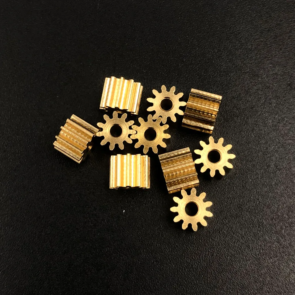 

Металлические шестерни латунные и медные 10 шт.