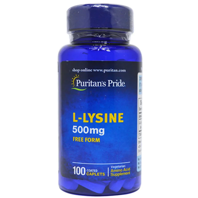 

Free shipping L-Lysine 500 mg 100 tablets