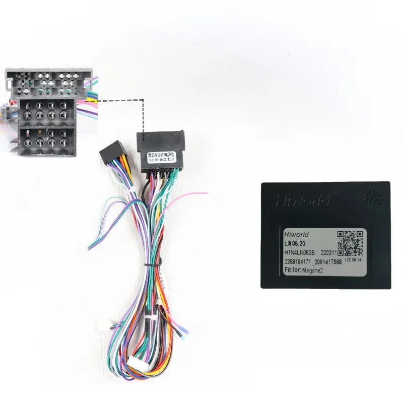 Автомобильный радиоприемник MAMSM стерео адаптер Canbus Box LN06.20 для RENAULT MEGANE 2/FLUENCE жгут
