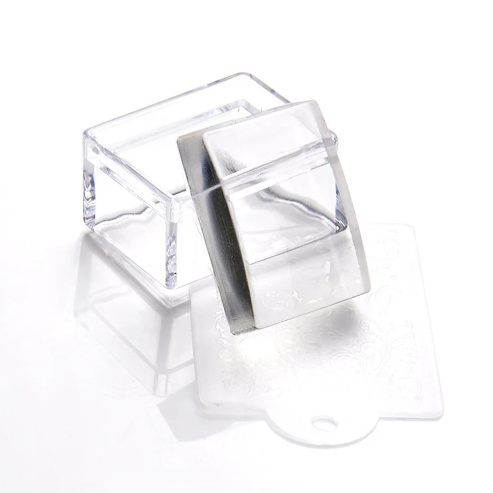 Штамп для ногтей компактный 2 шт.