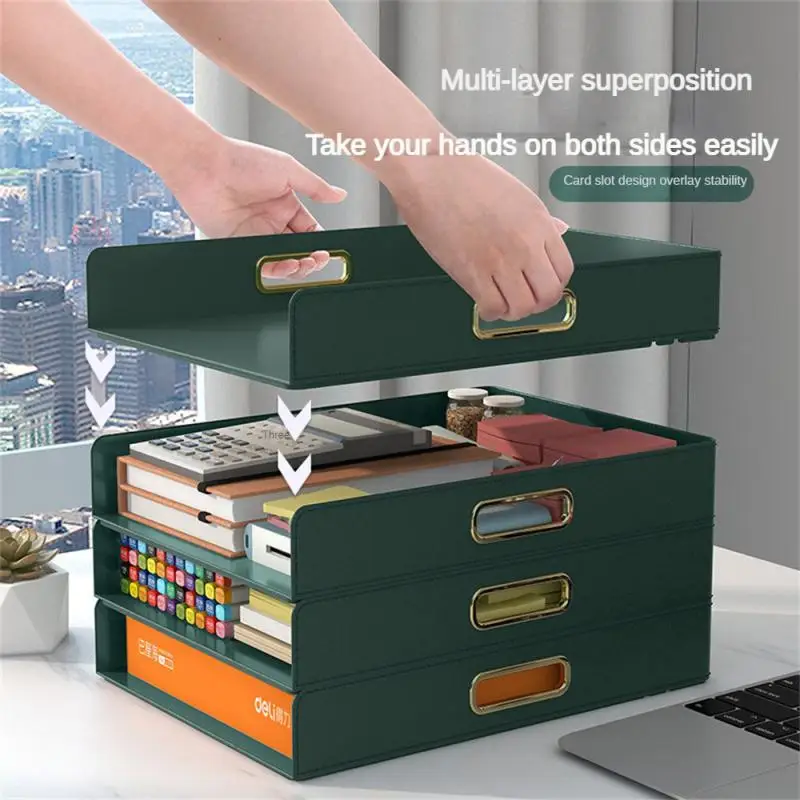 

File Cabinet Pen Holder Storage Drawer Desktop Organizer Desktop Dustproof Document Storage Box Size Storage Box Cabinets