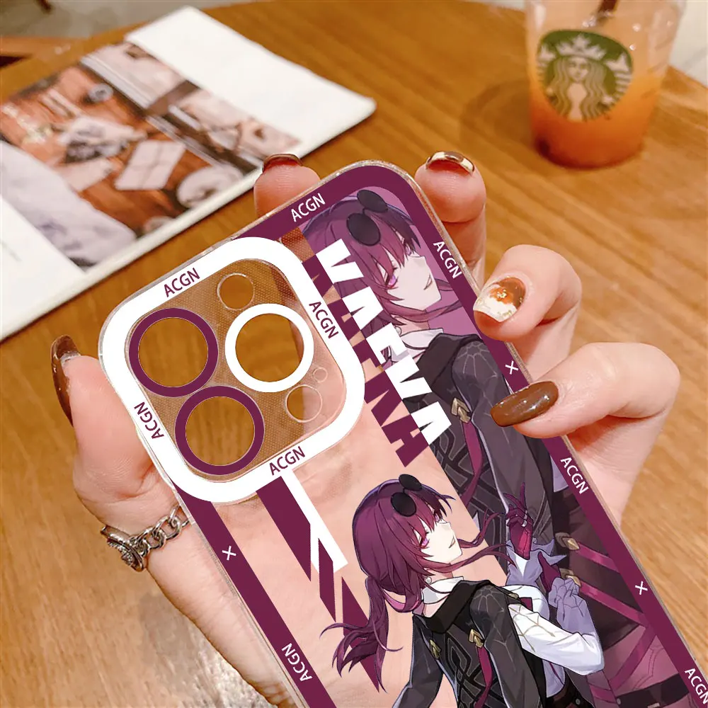Honkai Star Rail Kafka Jing Yuan чехол для OPPO RENO 10 8 8T 8Z 7 7Z 6 6Z 5 5F 4 2 A98 A94 A92 A95 A72 PRO PLUS прозрачный