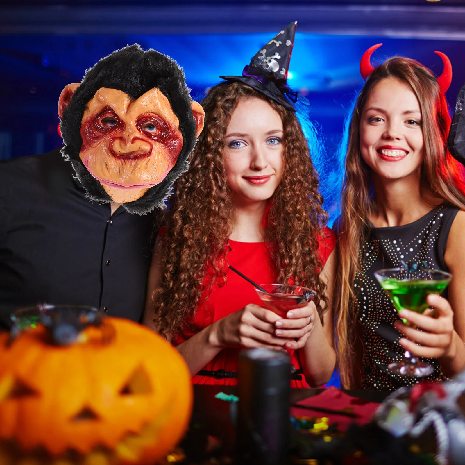 

Apparel Scary Mask Costume Animal Masks Masquerade Horror Halloween Decorations