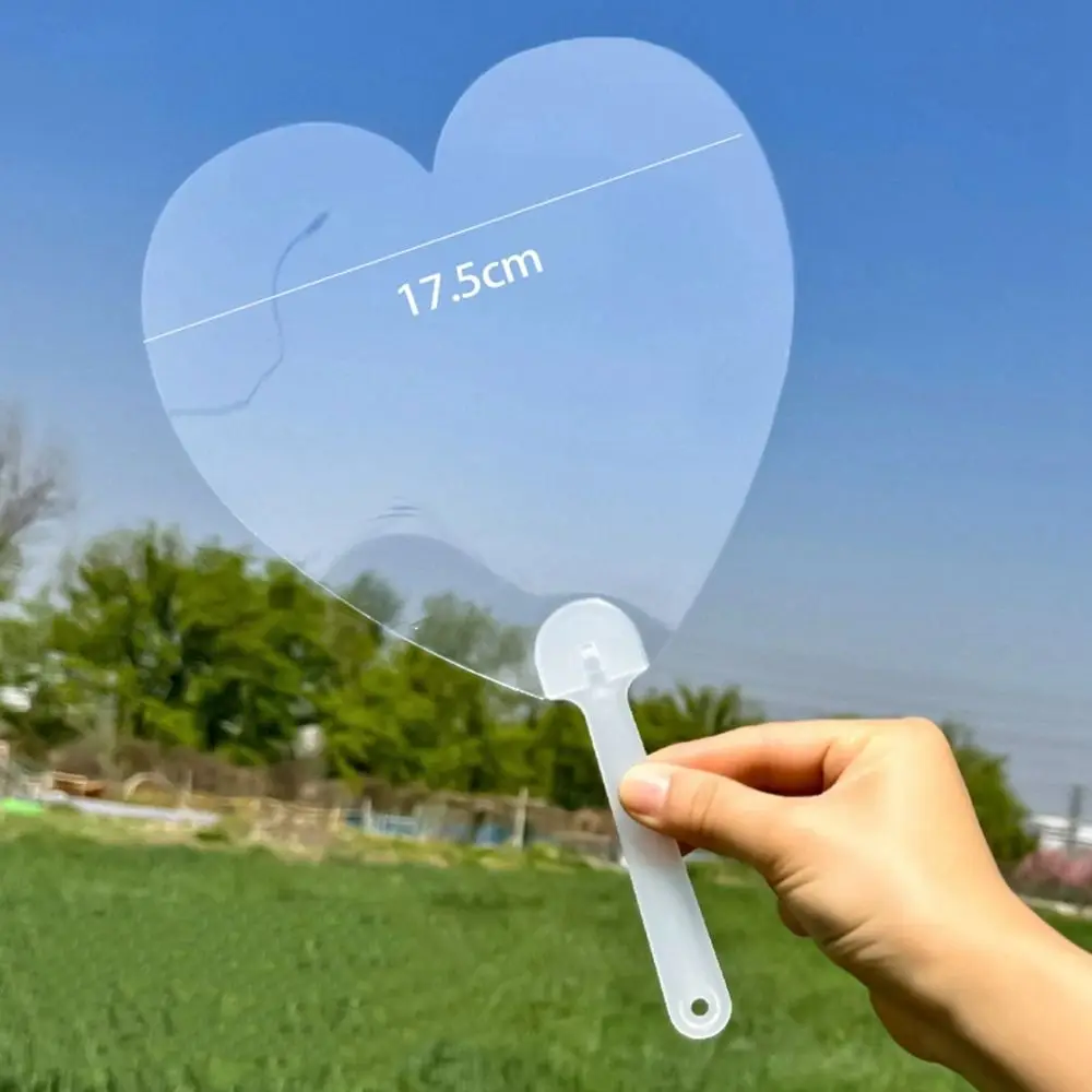 

Прозрачный пластиковый веер для рисования